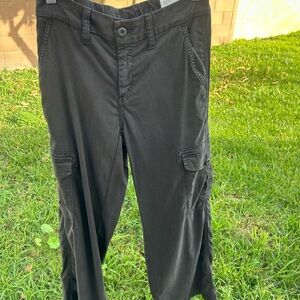 American Eagle Outfitters Black Wide Leg Pants